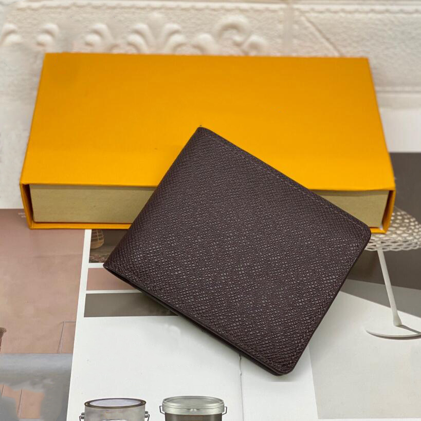 

5A quality Designers Men genuine leather wallets flower card holder France Paris plaid style purse mens Clutch wallet women luxurys Man Bags with box, 12