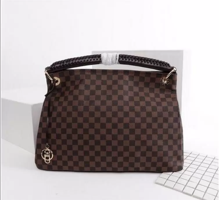 

GGs LOUISS VUTTONS LVs YSLs ARTSY Womens bag pruse Fashion luxurys designers bags men Shoulder Lady Totes purse handbags crossbody backpack, 4 brown grid