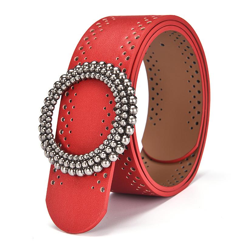 

Belts 2022 Genuine Leather Jeans For Women Hollow Pressed Flower Luxury Strap Female Belt Gun Gray Buckle, Black