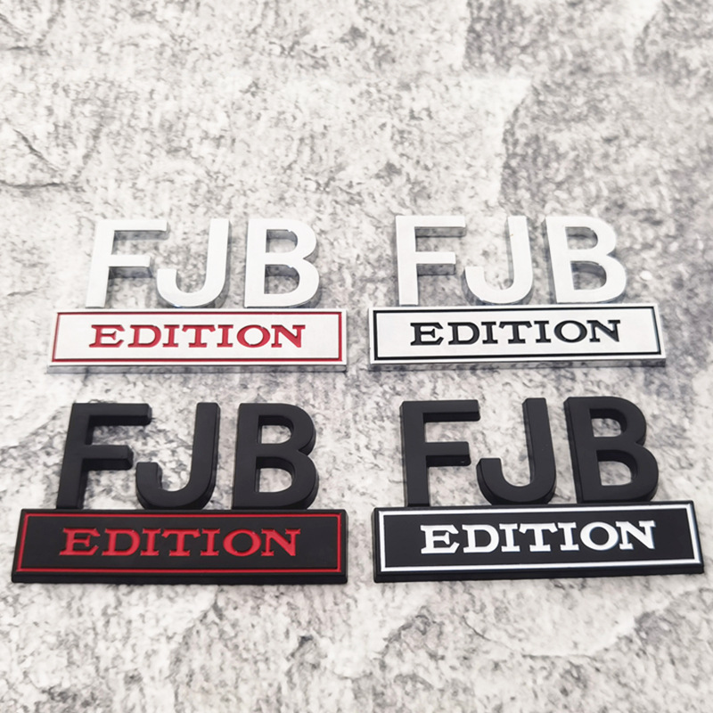 

Sublimation Party Decoration 1PC FJB EDITION Car Sticker For Auto Truck 3D Badge Emblem Decal Auto Accessories 8x5cm Wholesale