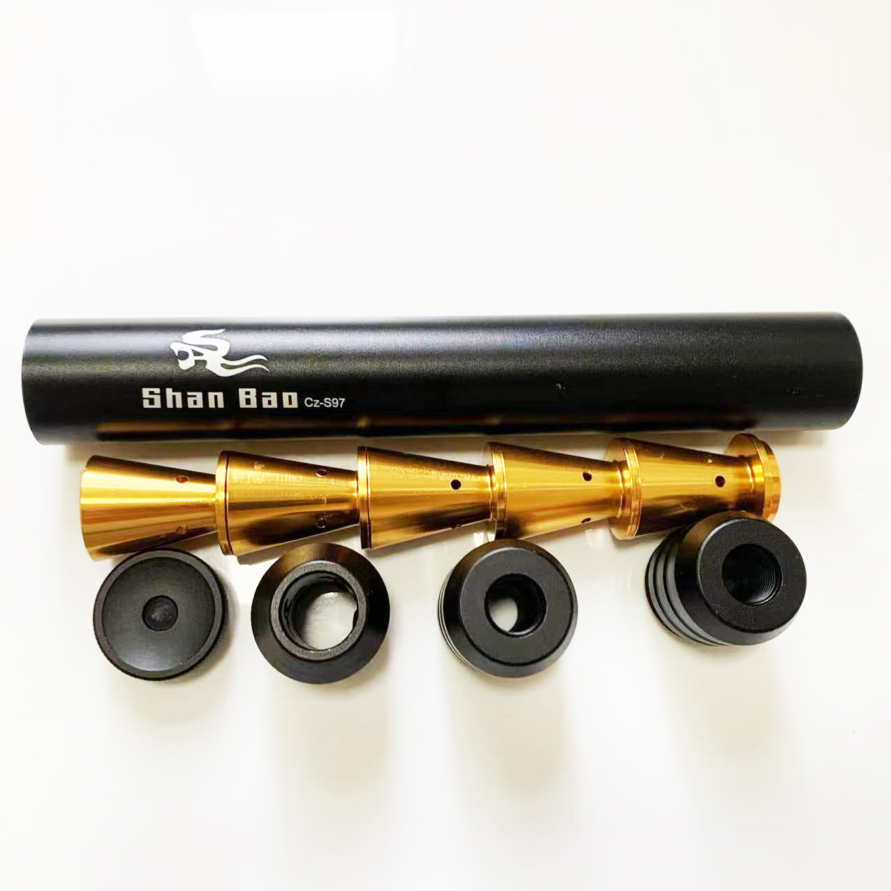 

Shan bao brand new 24cm for Napa-4003-WIX-24003 car fuel filter for Napa 4003/ WIX 24003 pipe 16mm black aluminum alloy, Green