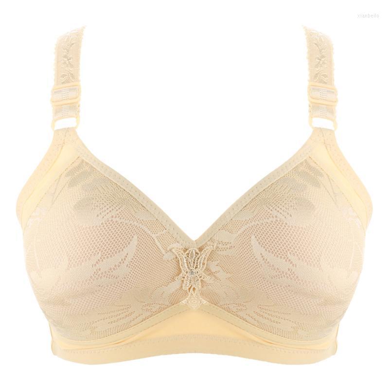 

Bras Women Bra Push Up Lace Wire Free Soutien Gorge Underwear Sexy Ultrathin Seamless Brassiere Adjustable Solid Biustonosz, Beige