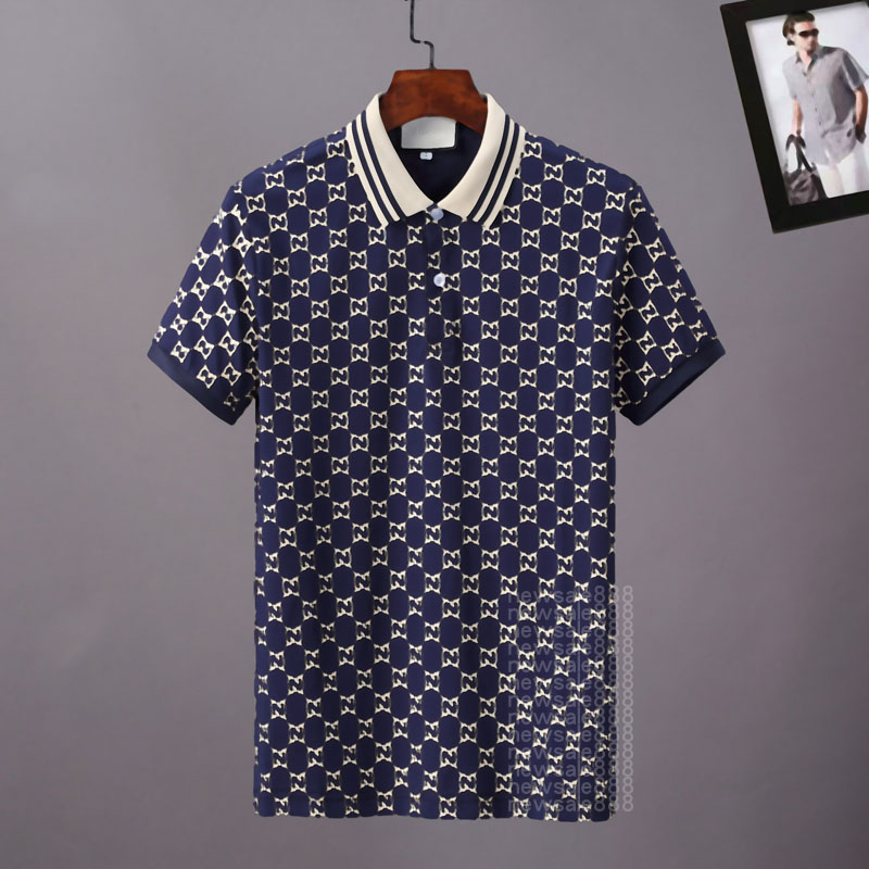 

2022 Mens Stylist Polo Shirts Luxury Italy Men Clothes Short Sleeve Fashion Casual Men's Summer T Shirt Many colors are available Asia Size M-3XL, 04