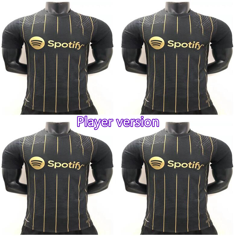 Version du joueur Camisetas de Football Memphis Pedri Adama Auba Soccer Jersey Ferran Accueil 23 22 Ansu Fati 2023 2022 F. de Jong Des Davi