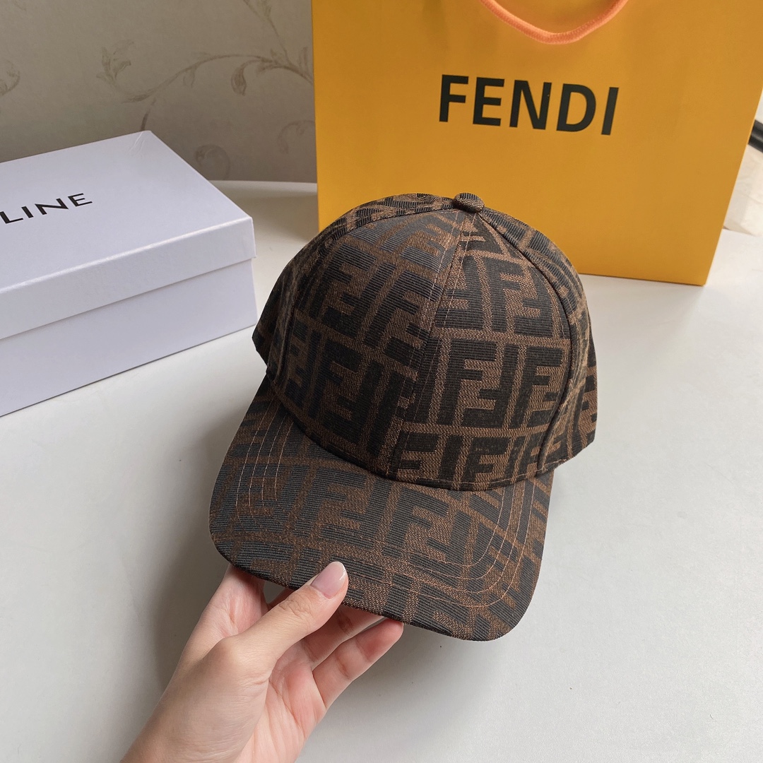 

Classic Men Designer Baseball Cap Womens Luxury Summer Bucket Hats Designers Caps Hats Mens Casquette Full Letter F Bonnet Beanies Sunhats, Brown