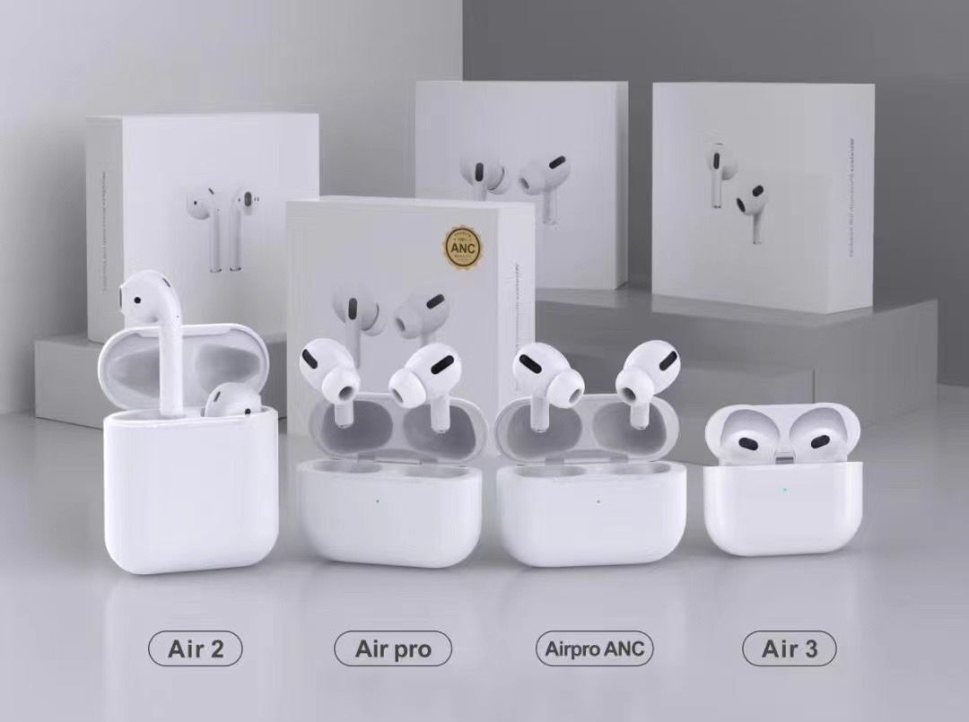 

AirPod 2 AirPods Pro Earphones airpods 3 Gen 3 air pods H1 Chip GPS Valid Serial Number Noise Reduction Bluetooth Headphones Earbuds 2nd Generation headset ap3 ap2, White