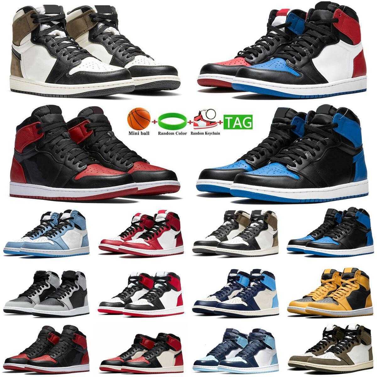 

Sandals Sandals University Basketball Shoes Blue 1 hyper royal women men black white 1s sneakers shadow sports Military Blue trainers size eur 36-46, #31