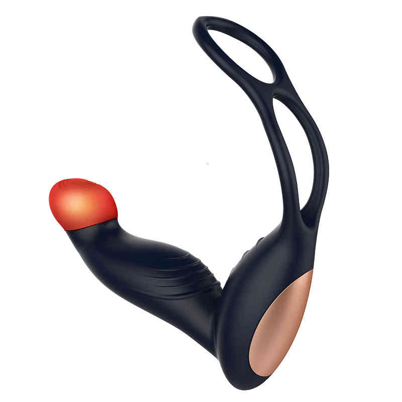 Vibrator Toys Penis Cock Male Backyard Massager Wireless Remote Control Infrared Anal Plug-image-794827796