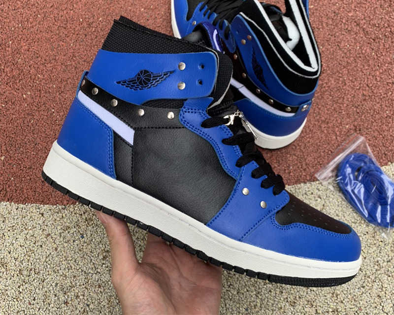 

High OG Jumpman 1 Zoom CMFT Mens Shoes Blue Top Sports Sneakers With Box, #1