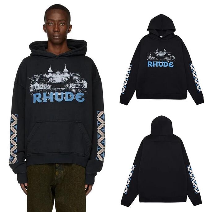 

2022 Hoodie Letter Print High Street Men Women Loose Autumn and Winter Terry Hoodie