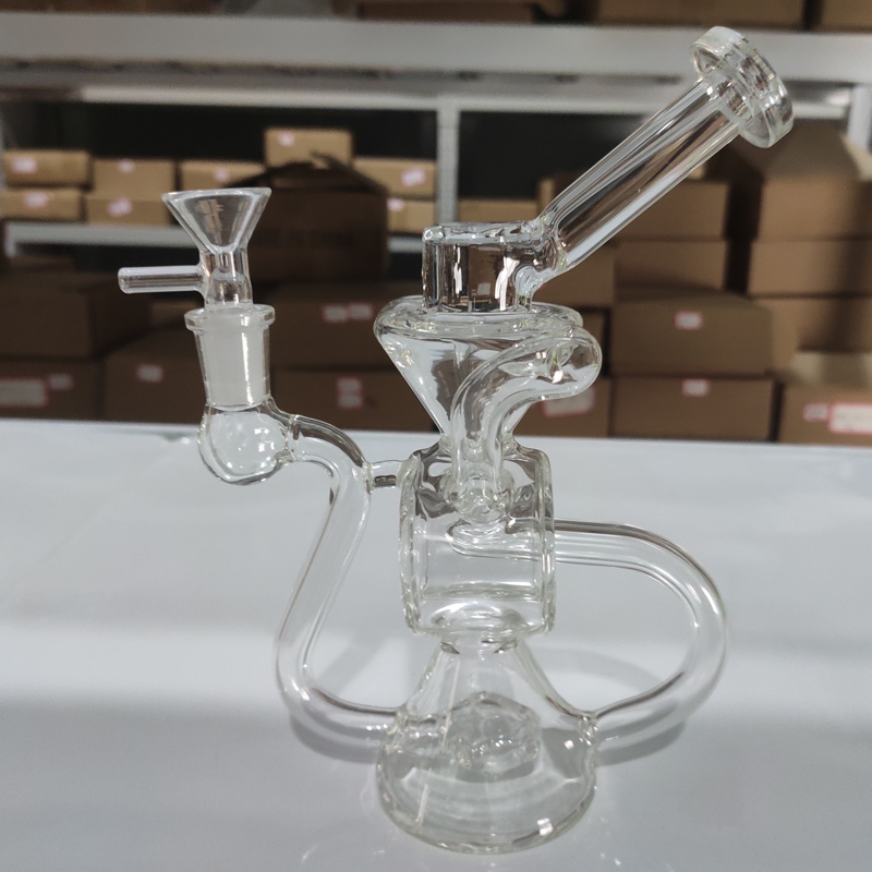 DPGWP035 7.9 inch Smoking Accessories 14mm Glass Pipe-image-1094095449