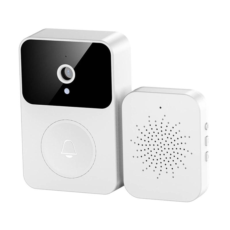 

Doorbells WiFi Intelligent Video Doorbell Rechargeable Built In Battery With Wide Angle For ApartmentsDoorbells