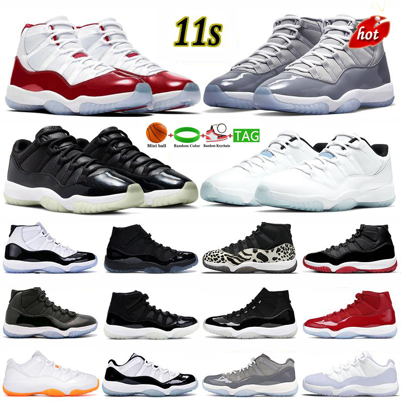 

TOP 11 11s Mens Basketball Shoes Men Sneaker Cherry Cool Grey 25th Anniversary Sports Women Gamma Blue Cap and Gown Sneakers Trainers eur 36-47, Platinum tint