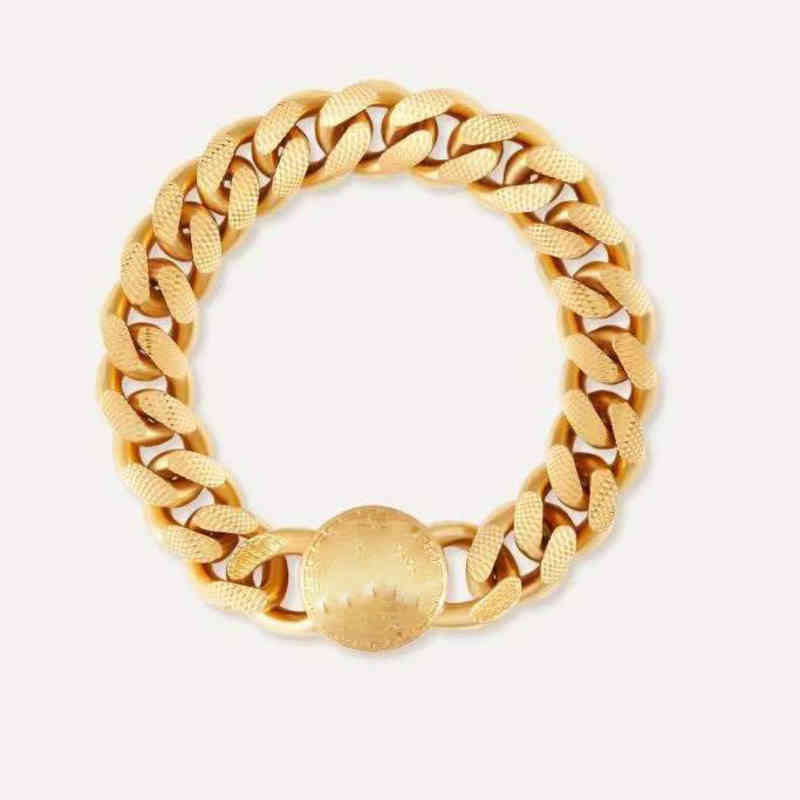 Ins new Vers Designer Bracelet Necklace Classic Medusa Gold Plated Pendant Necklace Chain Bracelets Top Quality Hip Hop Accessories Gifts for Men
