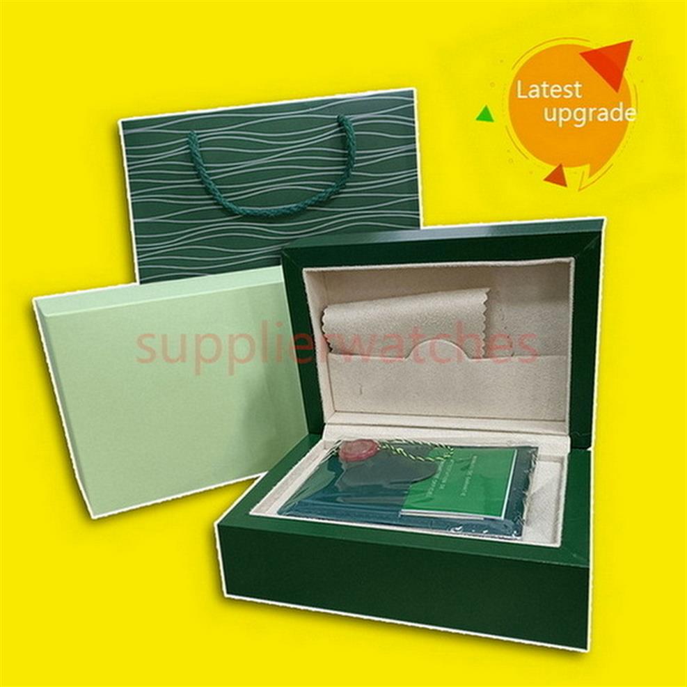 

Rolex box High quality Watch Paper bags certificate Original Boxes for Wooden Woman mens Watches Boxes Gift Accessories Cases 1166217z