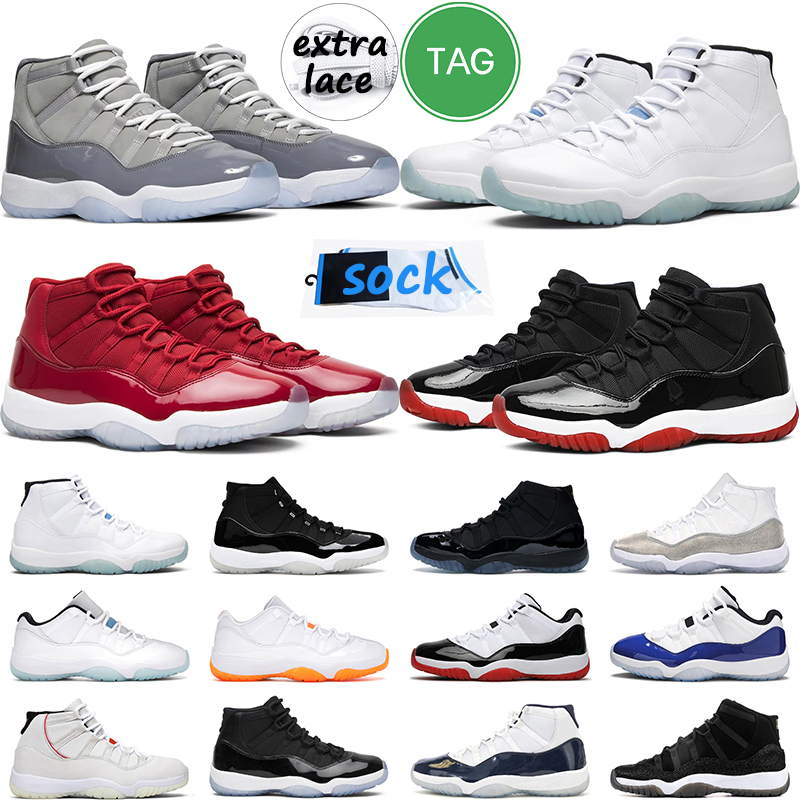 

jumpman 11s retro Basketball Shoes Men Women Cool Grey Cap and Gown Platinum Tint 11 Legend Blue Bright Citrus Concord Outdoor Mens Trainer, # 21