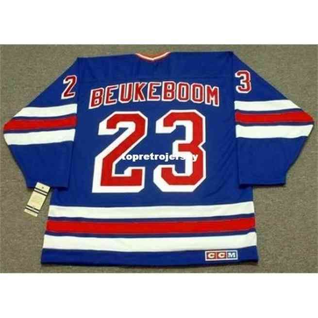 

Wholesale Mens Jeff Beukeboom 1996 Ccm Vintage Away Cheap Retro Hockey Jersey, Blue