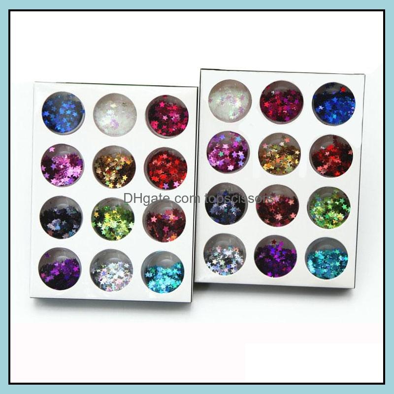 

Nail Art Decorations Salon Health Beauty 1 Box Heart Star Sequins Laser Colorf Flakes Paillette Tool Nails Diy Supplies Drop Delivery 2021