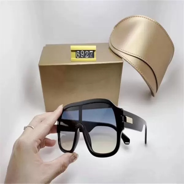 

Luxury 6927 brand Designer Sunglasses For Women Men Round Summer Style Rectangle Full Frame Top Quality UV Protection WITH BOX