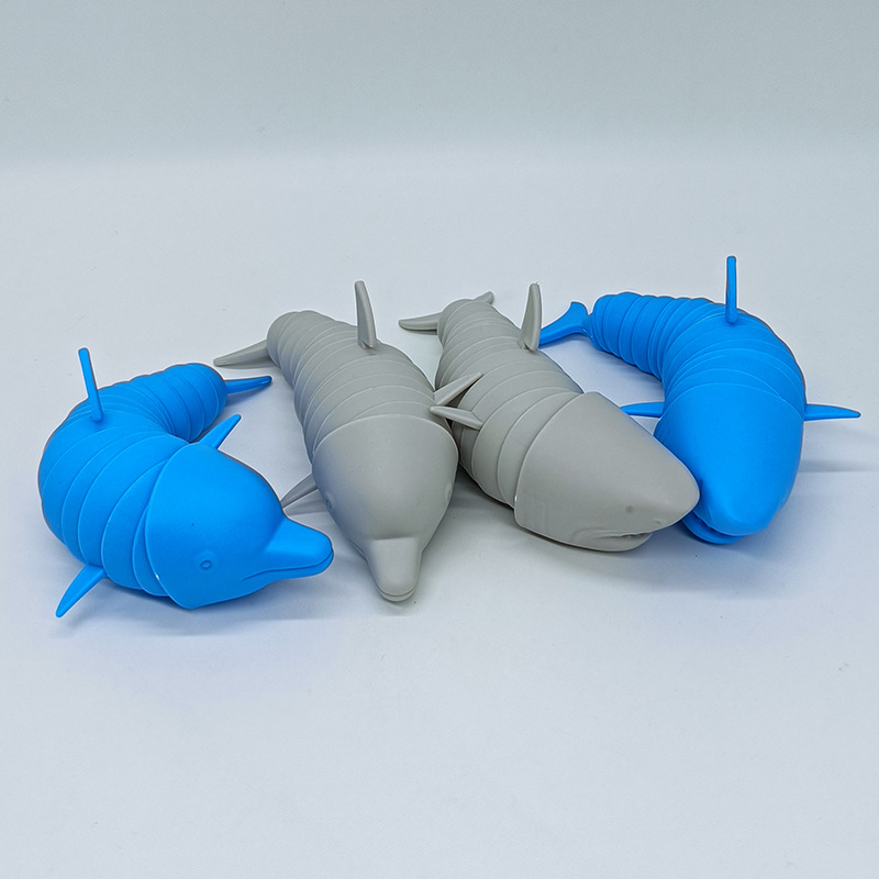 

Finger toys Gadget dolphin shark children's puzzle decompression caterpillar decompression toy