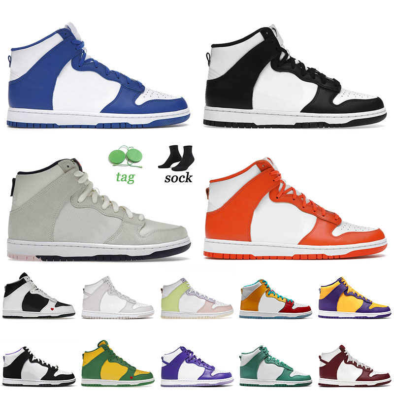 

Mens Women Running Shoes Dunks High Syracuse Black White Panda Ambush Trainers Sneakers 36-45, B21 spartan green 40-45