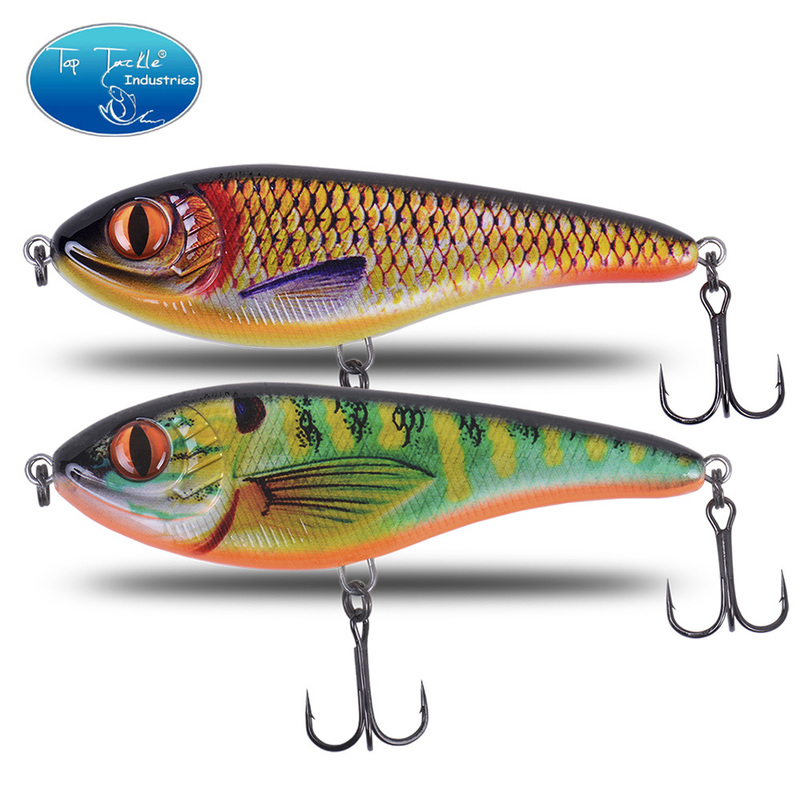 

CF Lure Slow Sinking Jerkbait 150mm-76g 170mm-135g Fishing Lures Musky Pike Slider Bass 220624