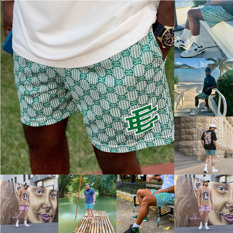 

2023 Eric Emanuels Ee Basic mens Shorts News York City Skyline women Casual Short Fitness Sports men s Pants Summer