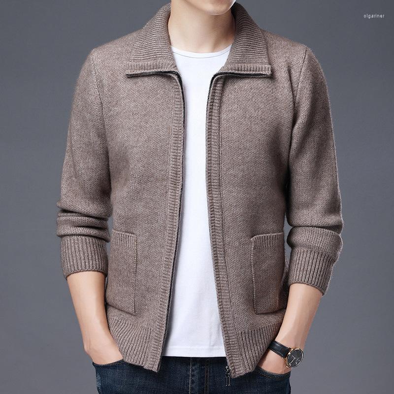 

Men's Sweaters Cardigans Men Clothing Knitted Men's Knit Winter Coats Ropa De Invierno Autumn And Korean Version Keep WarmMen's Olga22