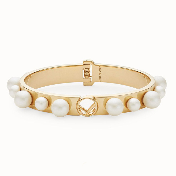 

Luxury Designer Bracelet For Womens Brand Classic Letters Fashion Gold Bracelets Pearl Bangle Silver High Quality Diamond Jewelry Bangles