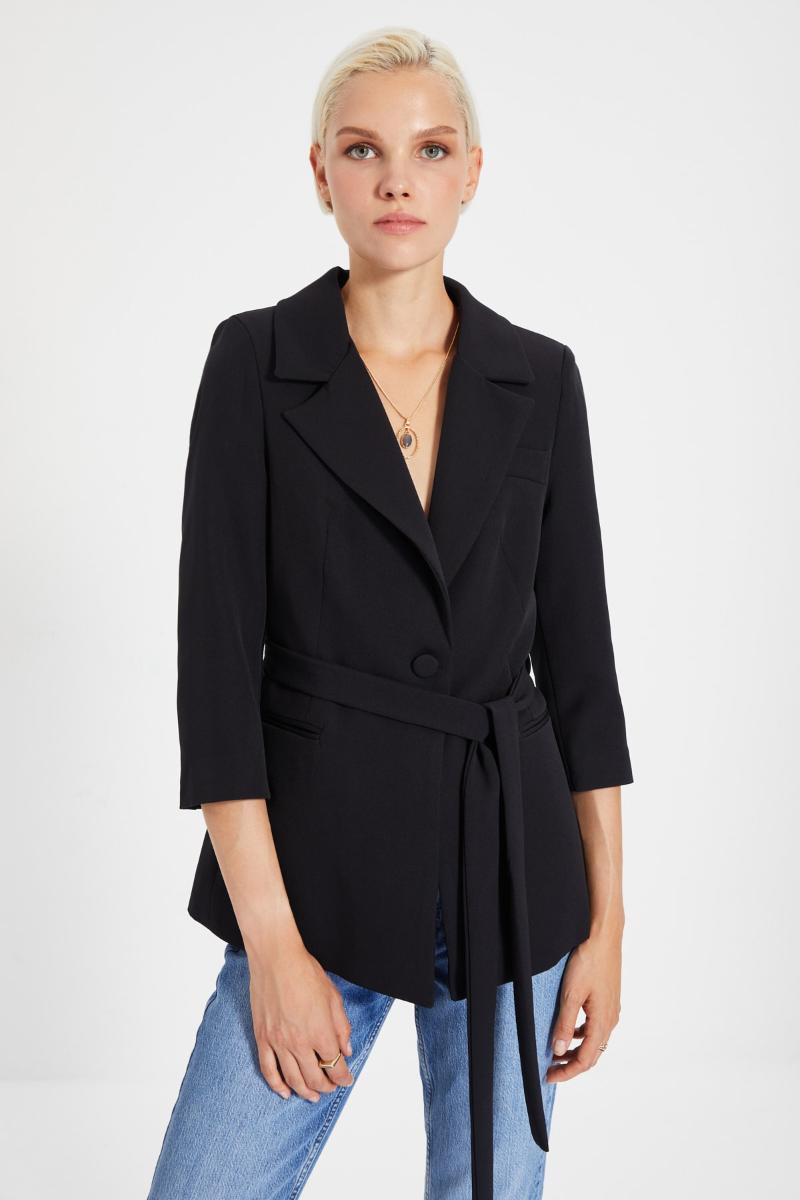 

Women's Jackets Trendyol Gusset Jacket TWOAW22CE0041Women's, Black