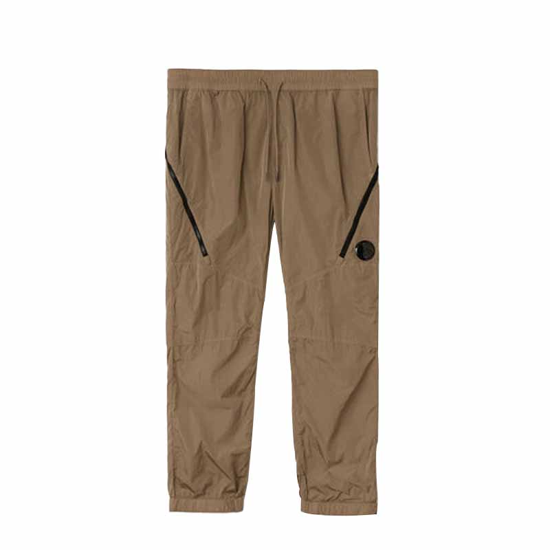 

American Style Casual Pants Men's Nylon Dyed Loose Work Clothes Wide Leg Pants, Khaki