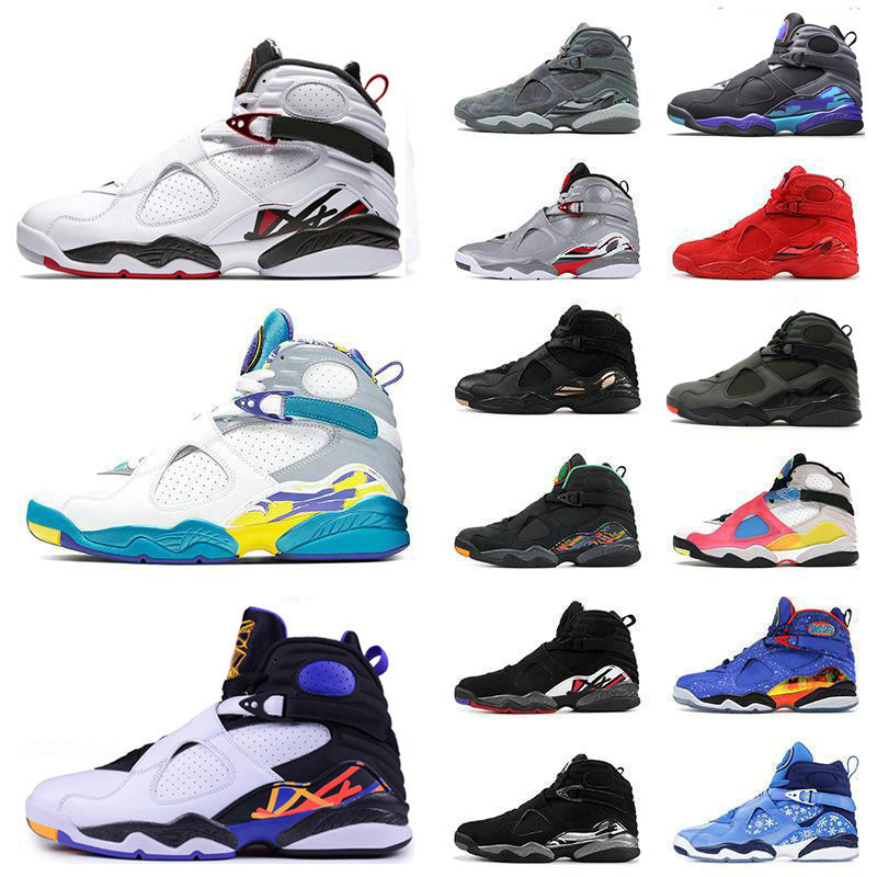 

Top Jumpman Mens Retro OG Women Basketball Shoes 8 8s Alternate Countdown Pack Doernbechaer Raid Quai Bred Aqua Ovo Valentines Day Playoff Sports Sneakers, #8 playoff 40-47