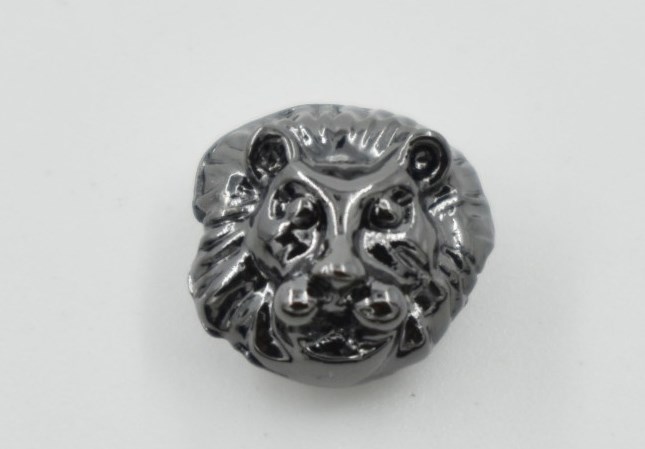 

10mm lion crystal micro pave cz zircon cubic zirconia beads copper bracelet making silver gold plated findings 34yws