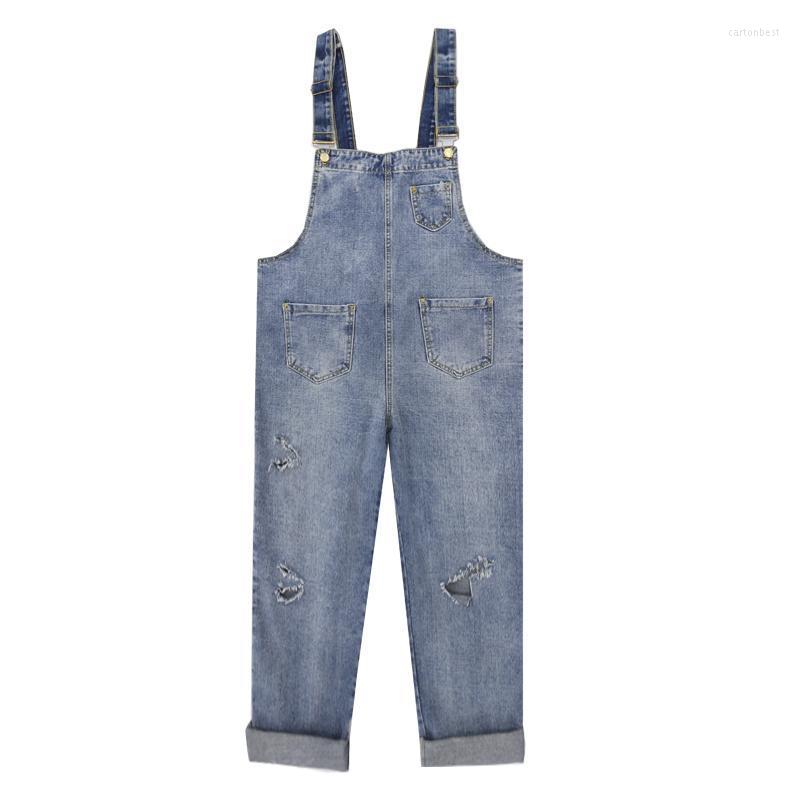 

Women' Jumpsuits & Rompers Wholesale 2022 Autumn Winter Selling Fashion Casual Denim Pants Y127, Blue