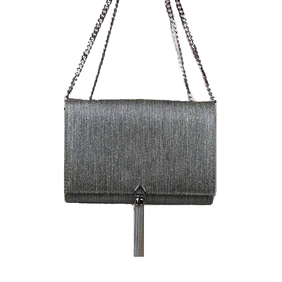 

Top quality Designer hobo shoulder bag for women Messenger promotion Chest pack lady Tote chains handbags presbyopic purse bags vintage handbag fouma, Dark grey