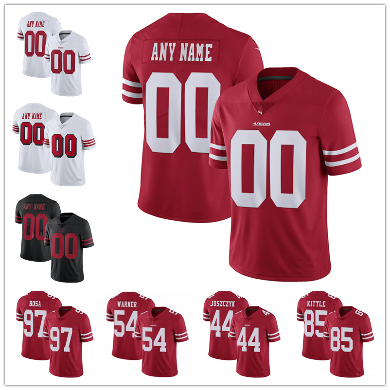 

custom Football Jerseys 19 Deebo Samuel 16 Joe Montana 5 Trey Lance 85 George Kittle 97 Nick Bosa 10 Jimmy Garoppolo 80 Jerry Rice 54 Fred Warner 99 Javon Kinlaw, Colour
