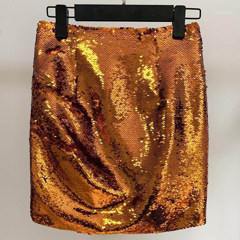 

Skirts 2022 Nova Skirt Shines With Individuality Bringing Sequins Miniskirt O166, Gold