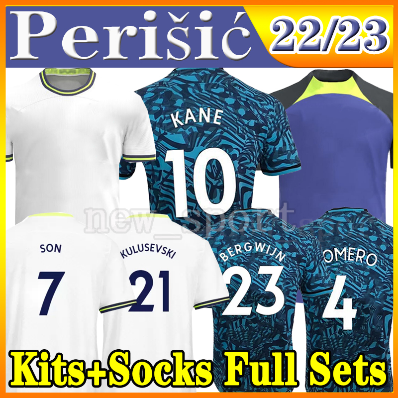 

22 23 Ivan Perisic ROMERO REGUILON BRYAN Soccer Jerseys KULUSEVSKI BENTANCUR TOTTEN KANE Men Kids Fans KANE SON BERGWIJN NDOMBELE DELE 2022 2023 jersey, 21 22 away patch