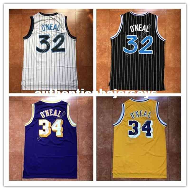 

Top New Mens #shaquille o'neal Basketball Jersey US Size XS-6XL Stitched Best Quality vest Jerseys Ncaa, Black