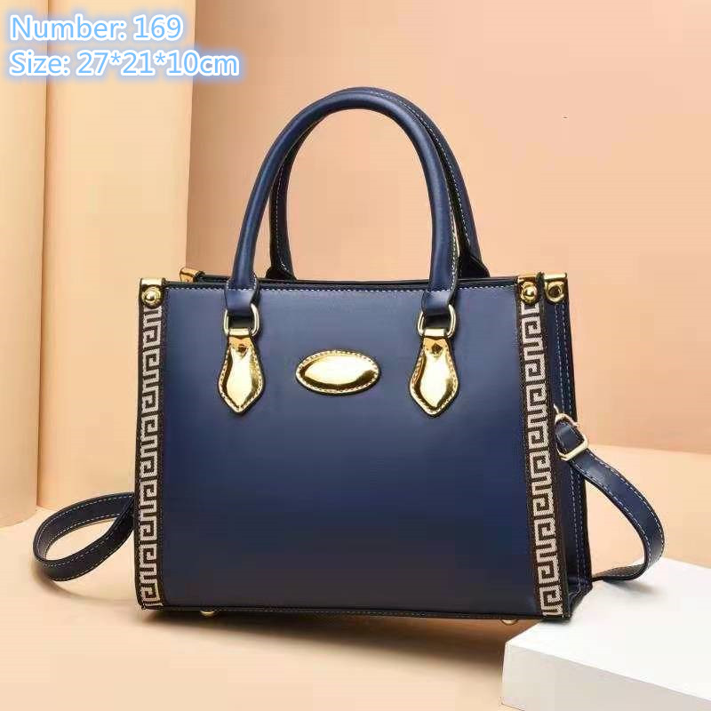 

Wholesale ladies leather shoulder bags with large capacity and three layers of interlayer fashion tote bag with street printing handbag golden buckle backpacks