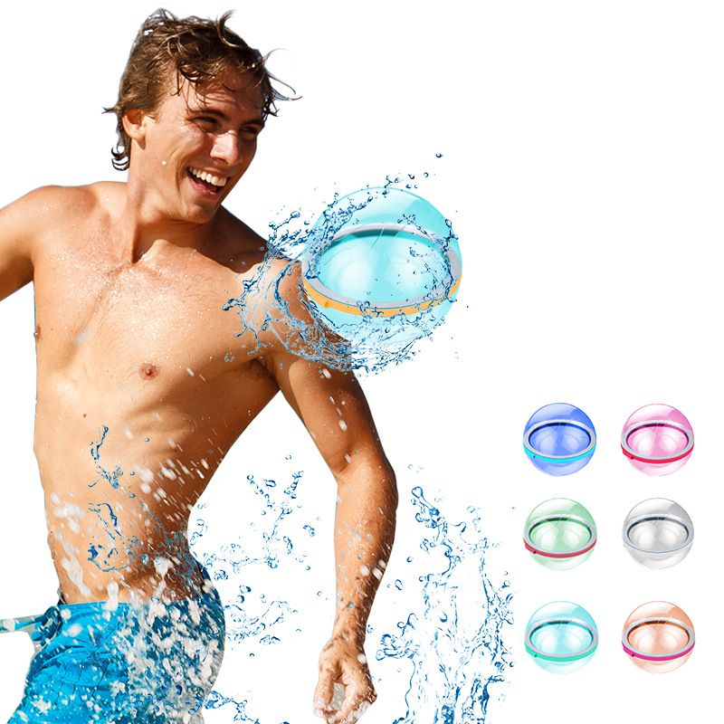 

Water Balls Splash Reusable Water Bomb Balloons Toys Absorbent Family Games Outside for Kids Easy Quick Fun Outdoor Backyard Pool Lawn Beach
