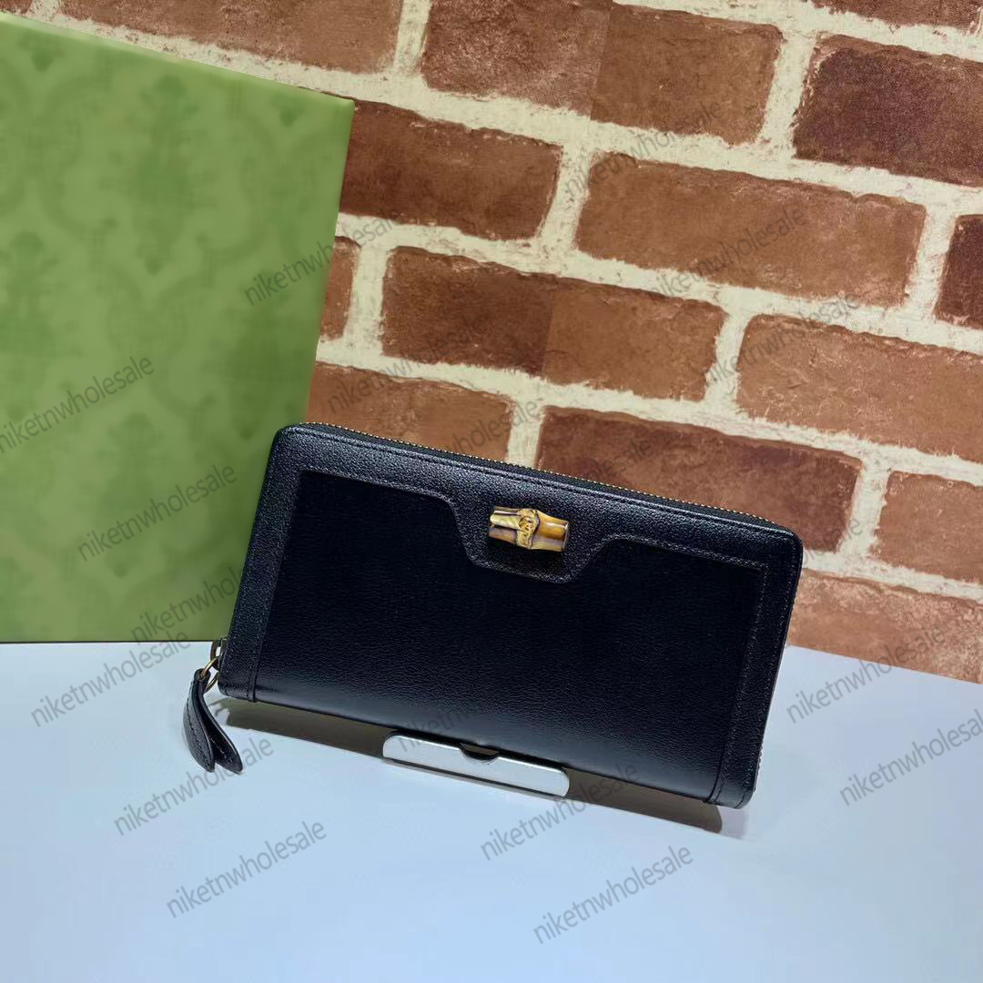 

3-piece New women and men clutch wallet leather wallets single zipper walletss designer lady male long and short classical coins purse with box 658634, ###