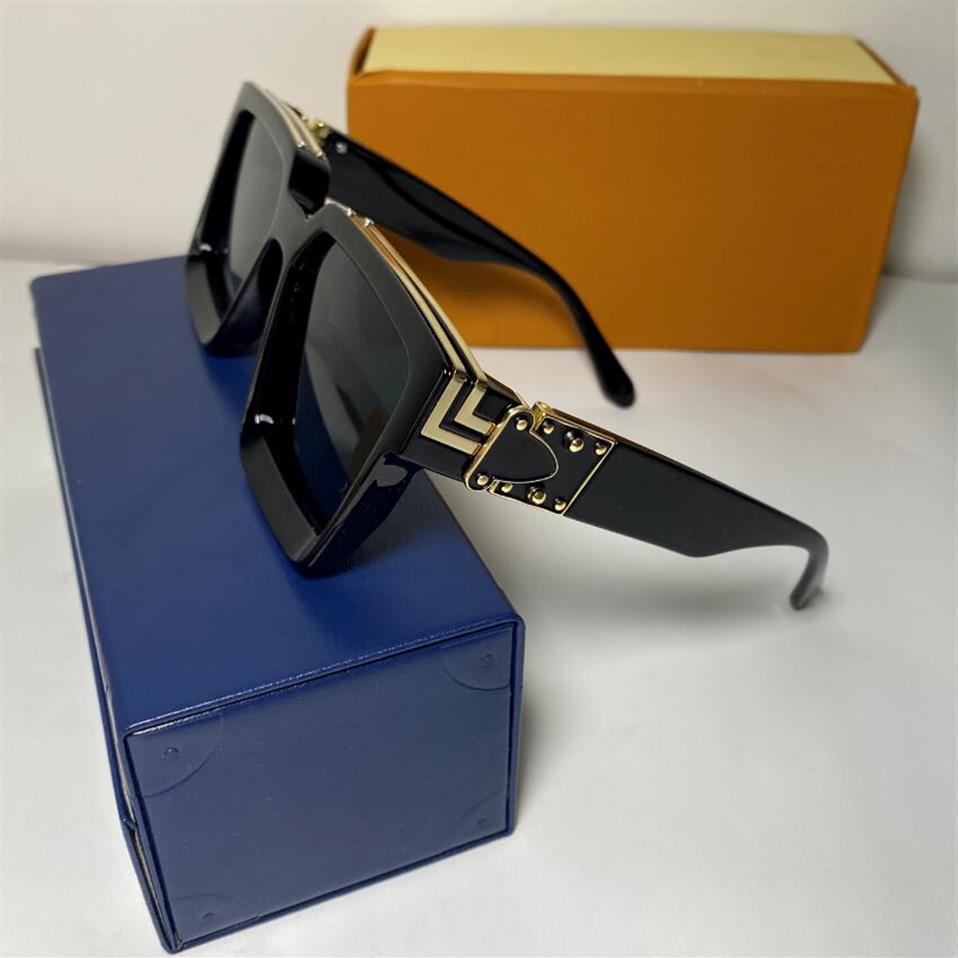 

Designer sunglasses Luxury MILLIONAIRE M96006WN Sunglasses full frame Vintage glasses for men Shiny Gold Logo plated Top L96006249H