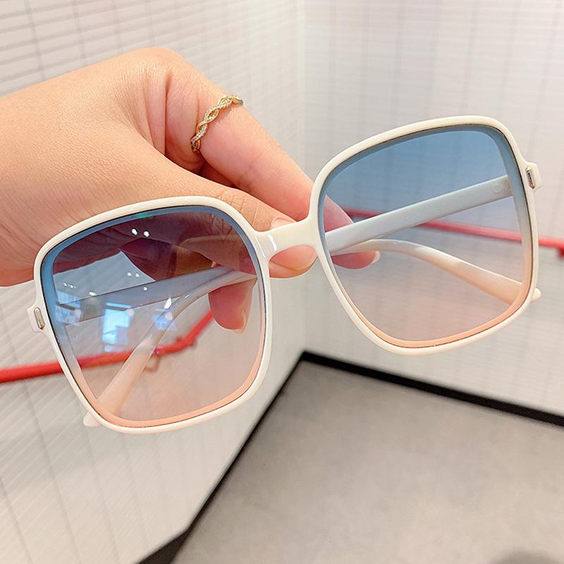 

Sunglasses Fashion Rice Nail Square For Women Girls Anti-UV Sun Glasses Jelly Gradient Eyewear Color Goggles Eyeglasses UV400Sunglasses