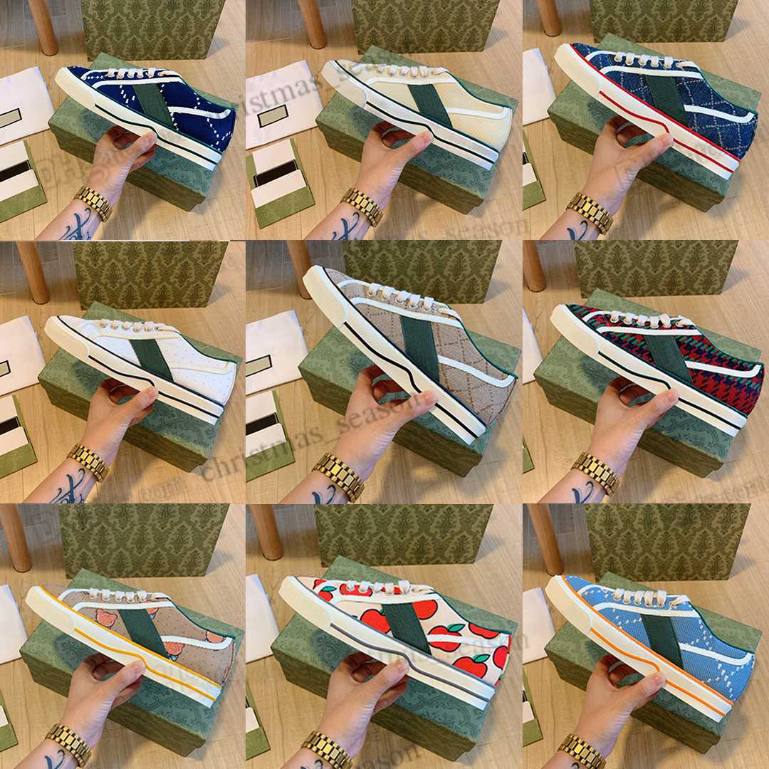 

2022 Top quality zoom Tennis 1977 High Canvas Casual shoes Luxury Designer Womens Shoe Italy Green Red Web Stripe Rubber Sole Stretch Cotton Low Mens Sneakers 36-45, I need look other product