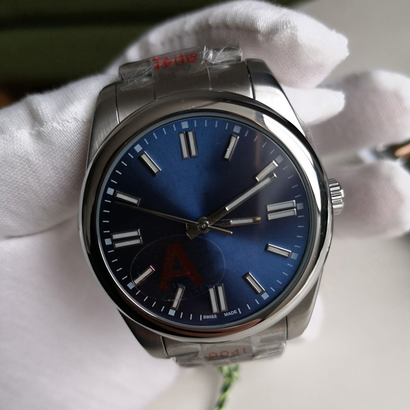 

2022 Luxury Mens Automatic Mechanical Movement Watch Ice Blue Dial Reloj Wrist Watches 40MM, No.6