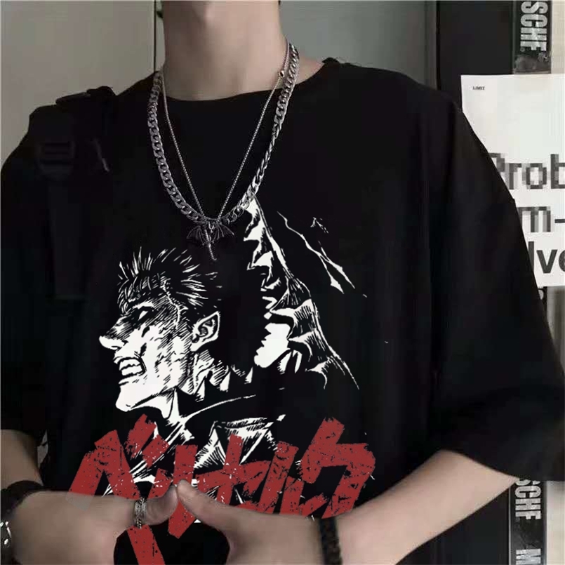 

Men Berserk Guts T Shirt Manga Swordsman Gatsu Sacrifice Zodd Anime Cotton Funny Short Sleeve O Neck Tee Hip hop T 220728, Pur black