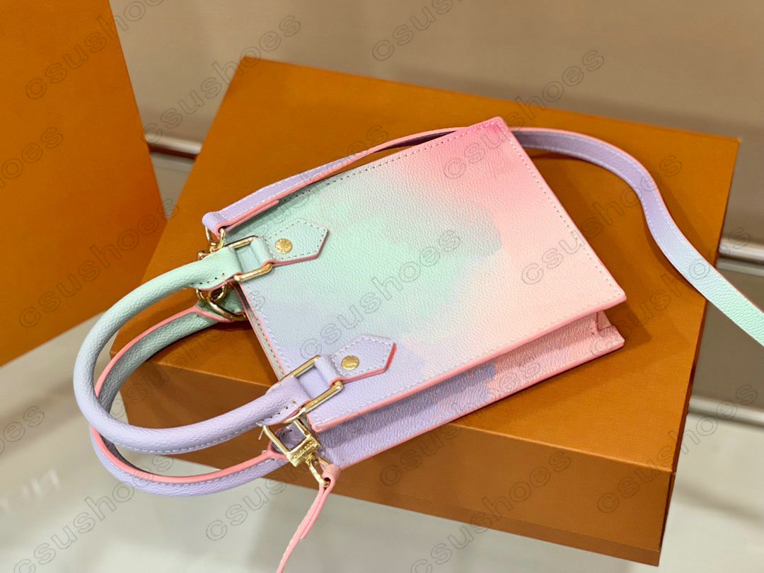 

PETIT SAC PLAT BAG SPRING IN THE CITY Bag Designer Neon MINI Womens Shoulder Bags Tote Purse Leather Canvas Girls Luxurys Tablature Package Handbag M81341 M57937, Customize