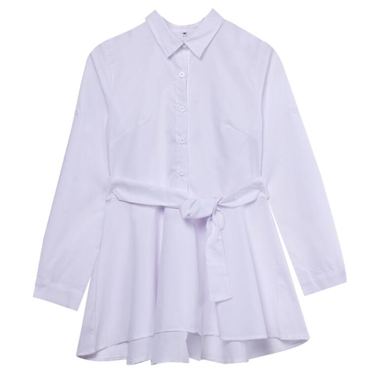 

Women' Blouses & Shirts Fashion Womens Cotton Frill Tops Casual Loose Ladies Blouse White Shirt -XLWomen