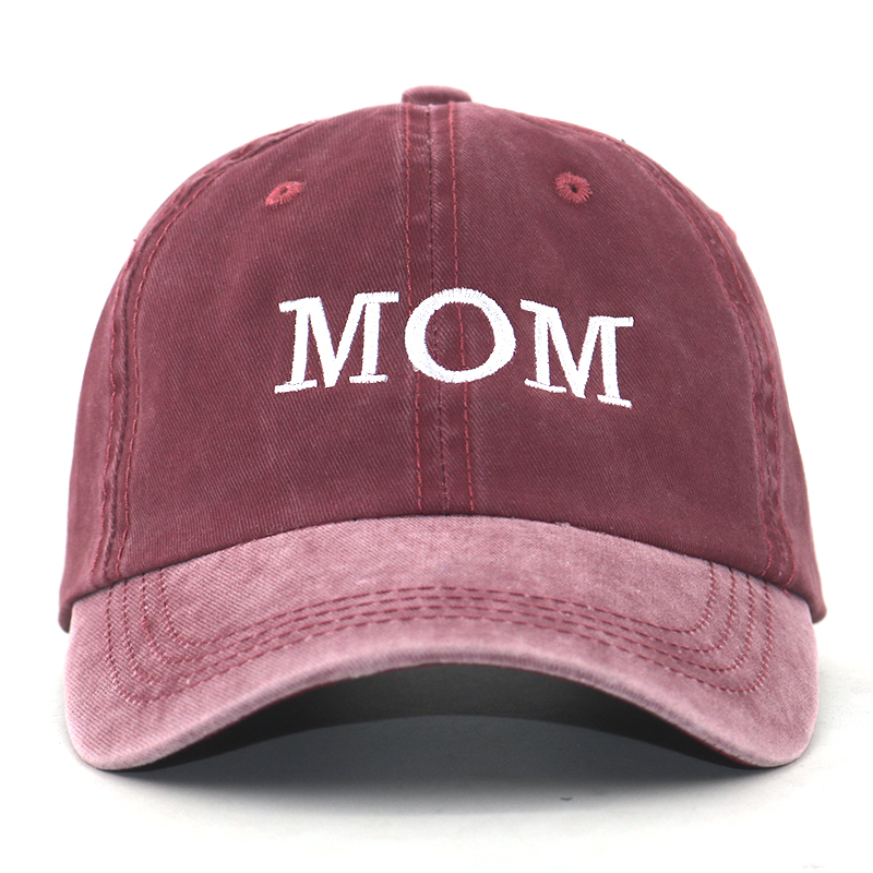

Popular Men Women Reds Baseball Caps Embroidery 100% Cotton Washed New DAD MOM Couple Sun Hats Casual Sports Black Camp Caps, Multi